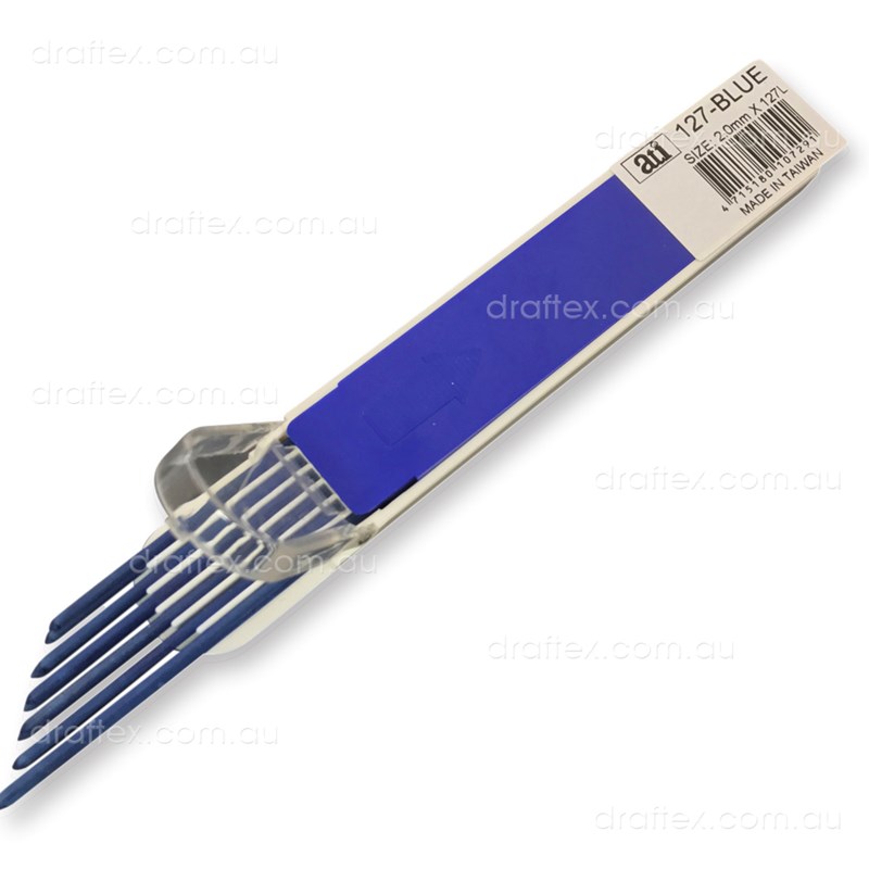 2Milblue Clutch Pencil Leads 2Mm Blue