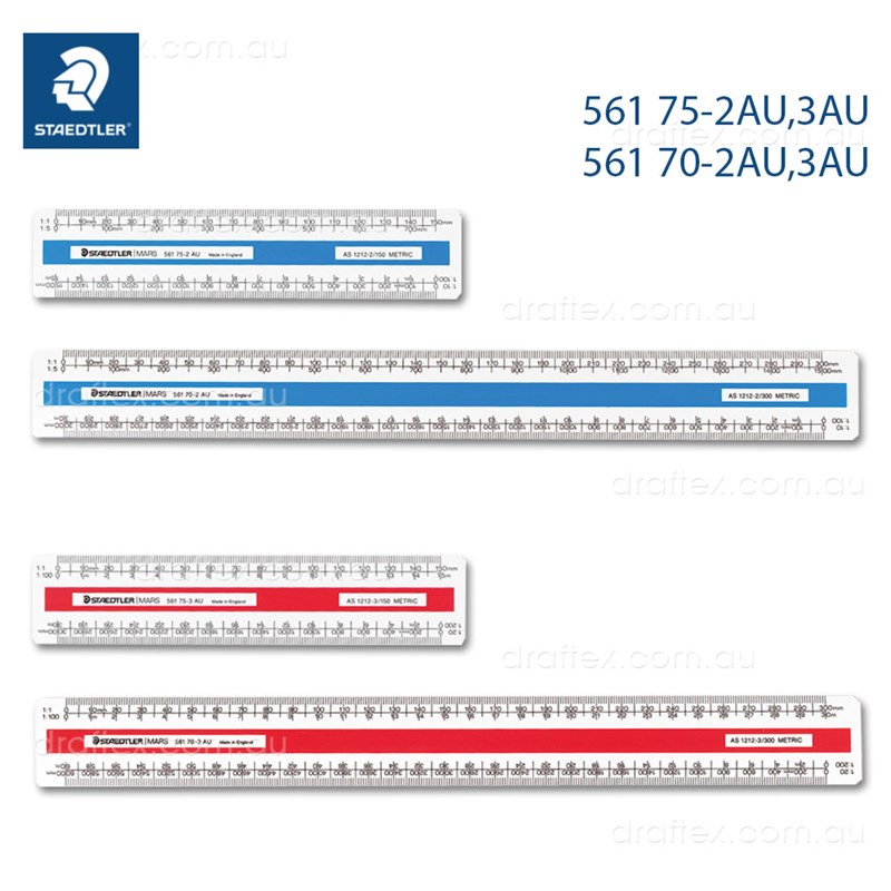 561 70 75 2Au 3Au Steadtler Mars Oval Scale Rules Available In 15Cm And 30Cm