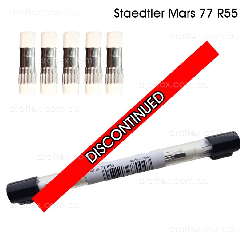 77 R55 Staedler Mars Spare Eraser Plugs To Suit 925 25  925 Graphite Mechanical Pencil Tube Of 5