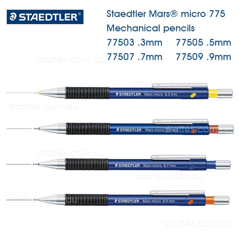 775 03 05 07 09Mm Staedtler Mars Micro 775 Mechanical Pencils