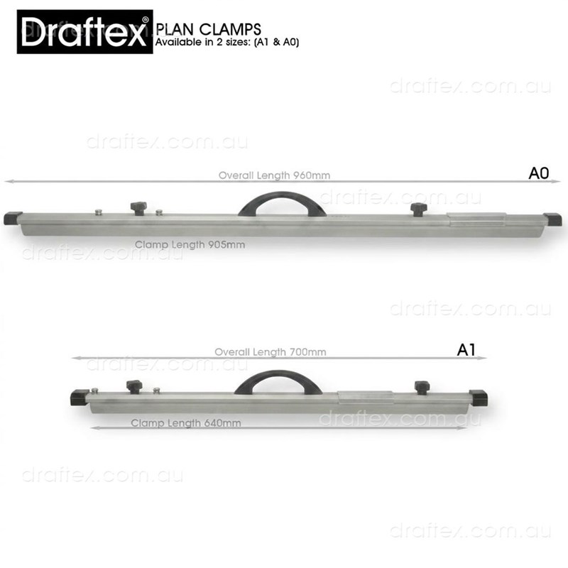 Dpca1 Dpca0 Draftex Plan Clamps Available In Two Sizes A1 A0
