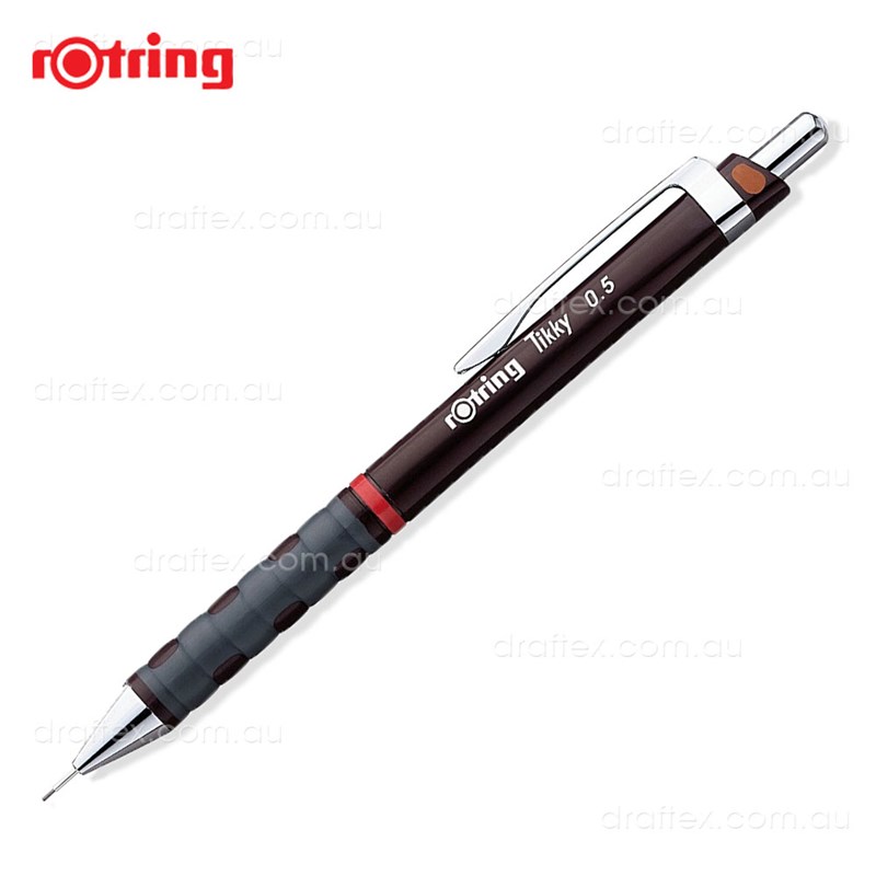 Tikky05 Rotring Tikky Burgundy 05Mm Mechanical Pencil