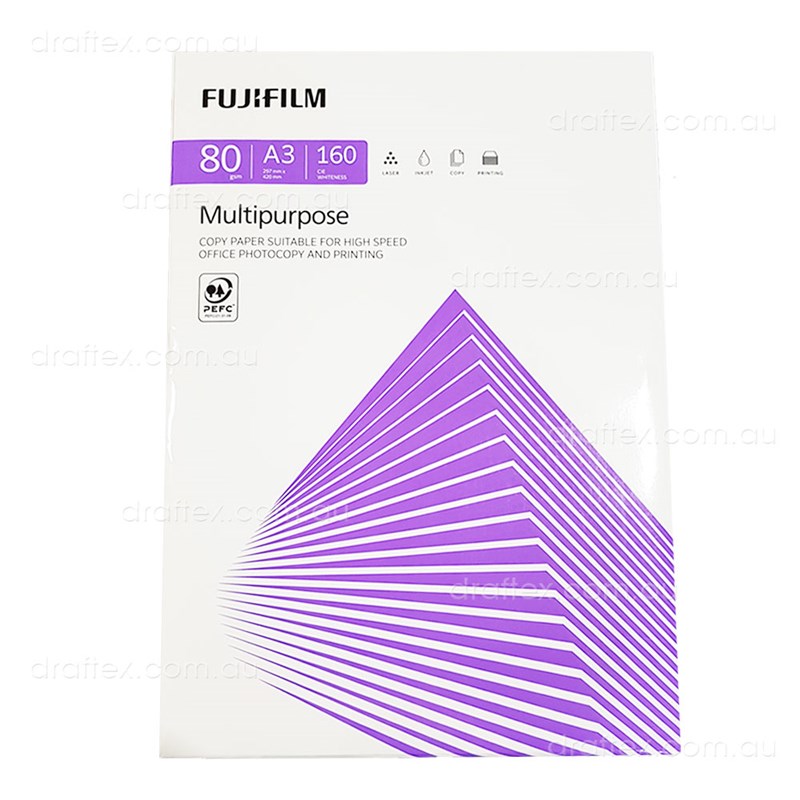 Bond A3 Fujifilm Multipurpose 80Gsm Bond Paper For Copiers Ream 500 Sheets