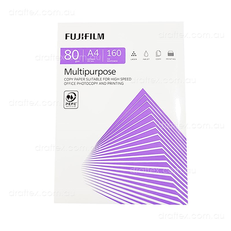 Bond A4 Fujifilm Multipurpose 80Gsm Bond Paper For Copiers Ream 500 Sheets