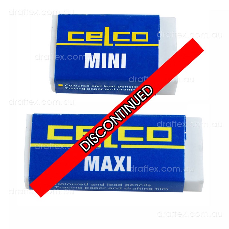 Celco Mini And Maxi Erasers