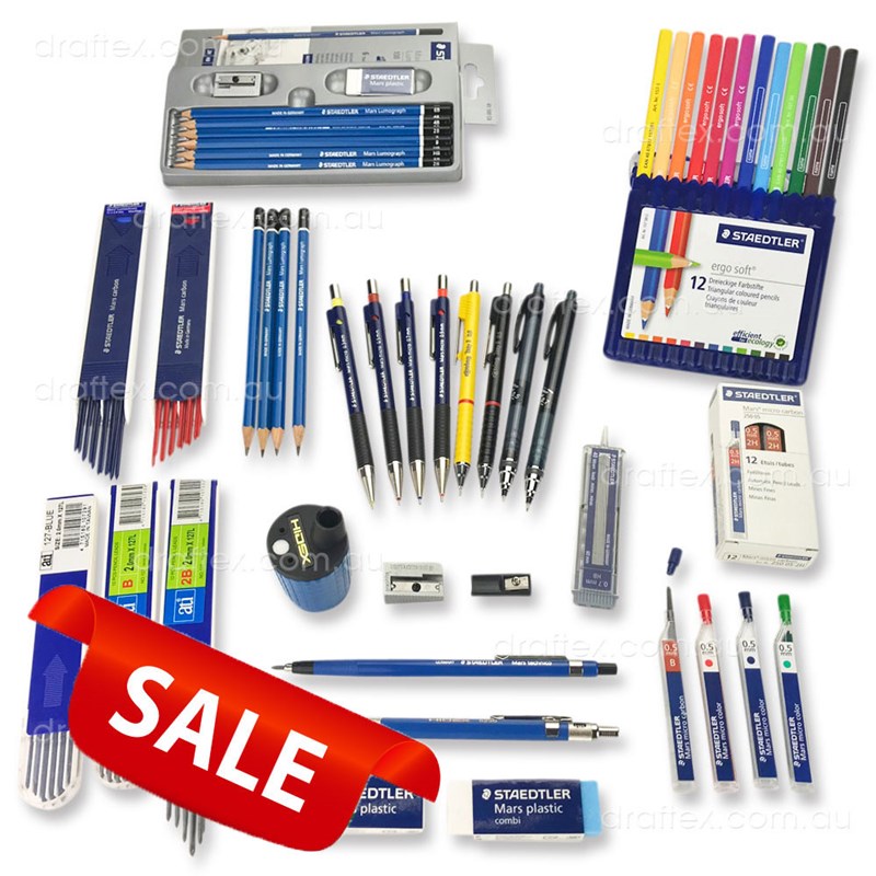 Collection Pencils Leads And Erasers Sale
