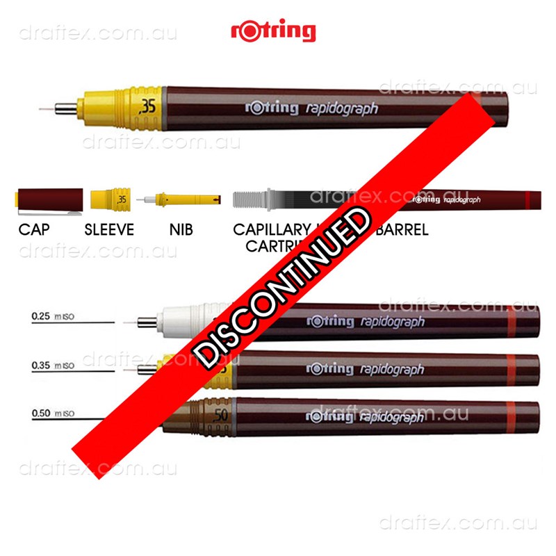 Rotring Rapidograph Technical Pen Set
