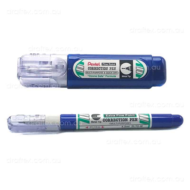 thumbnail interactive-video image 1 of Pentel Presto! Correction Pen - White Correction Fluid For Small Mistakes 1 of 6