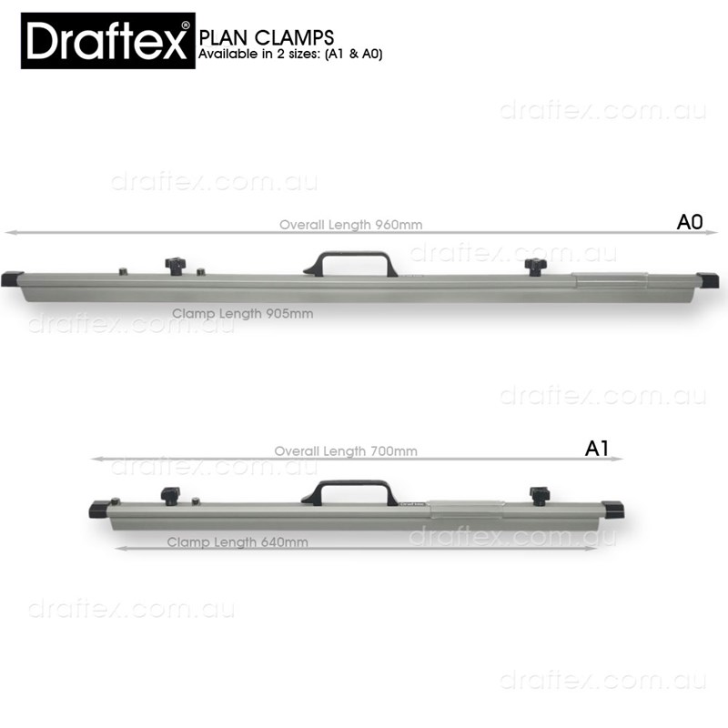 Dpca1 Dpca0 Draftex Plan Clamps Available In Two Sizes A1 A0