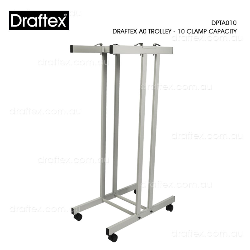 Dpta010 Draftex A0 Plan Trolley 10 Clamp Capacity
