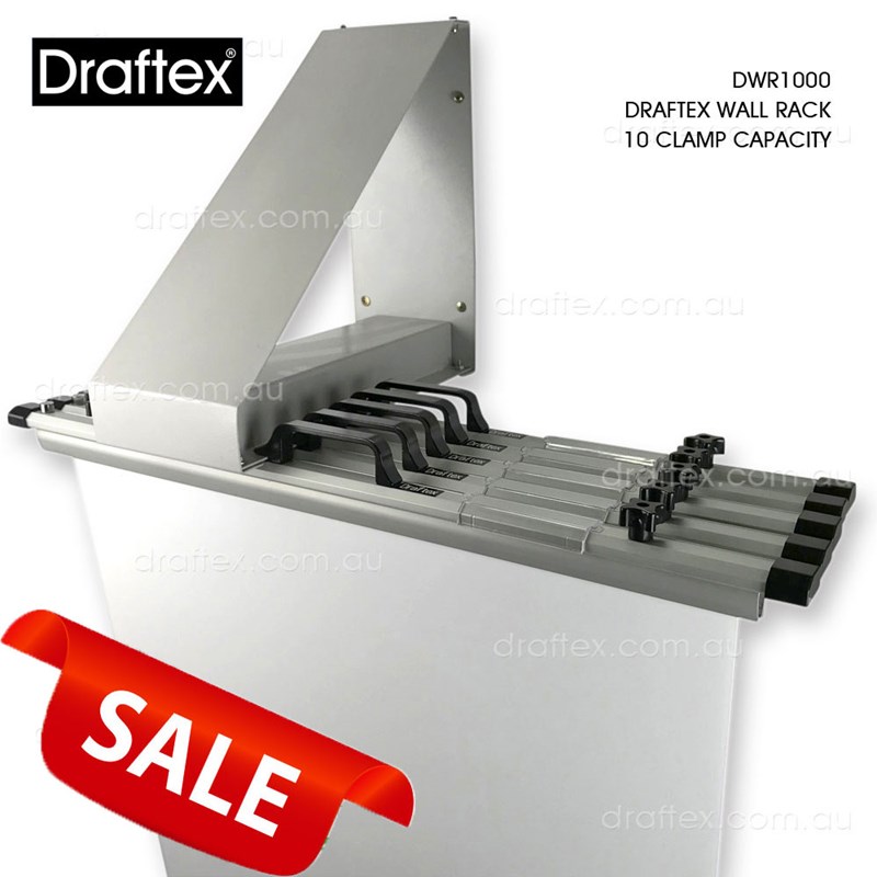 Dwr1000 Draftex Wall Rack 10 Clamp Capacity Sale