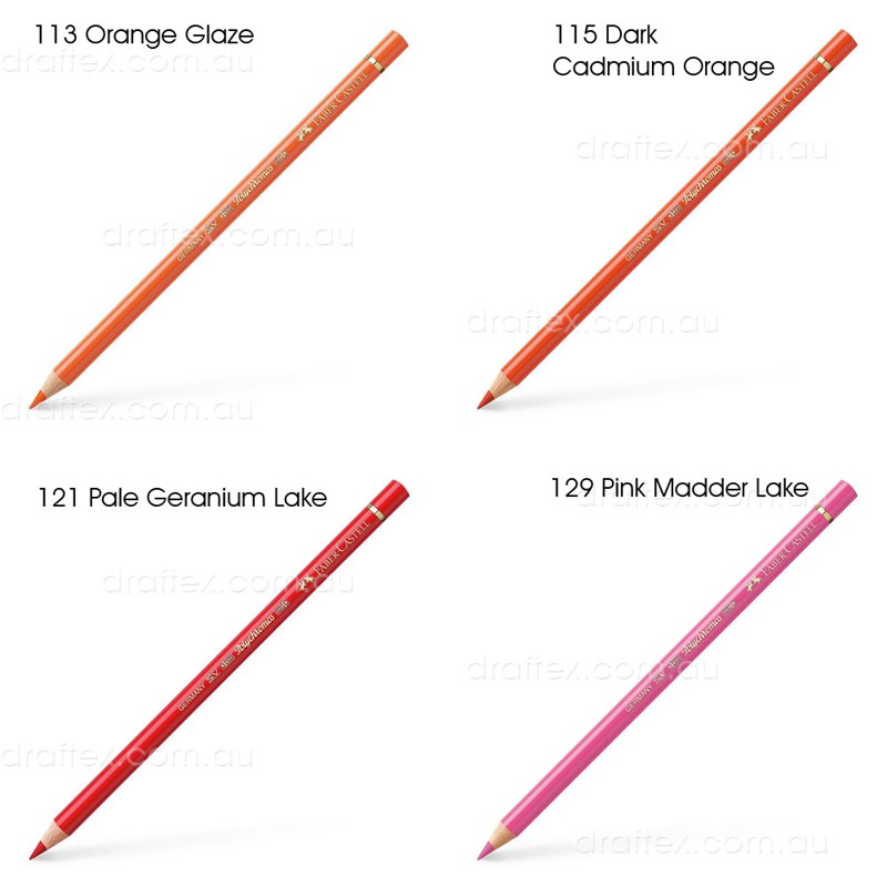 Faber Castell Polychromos Colored Pencils 113 115 121 129