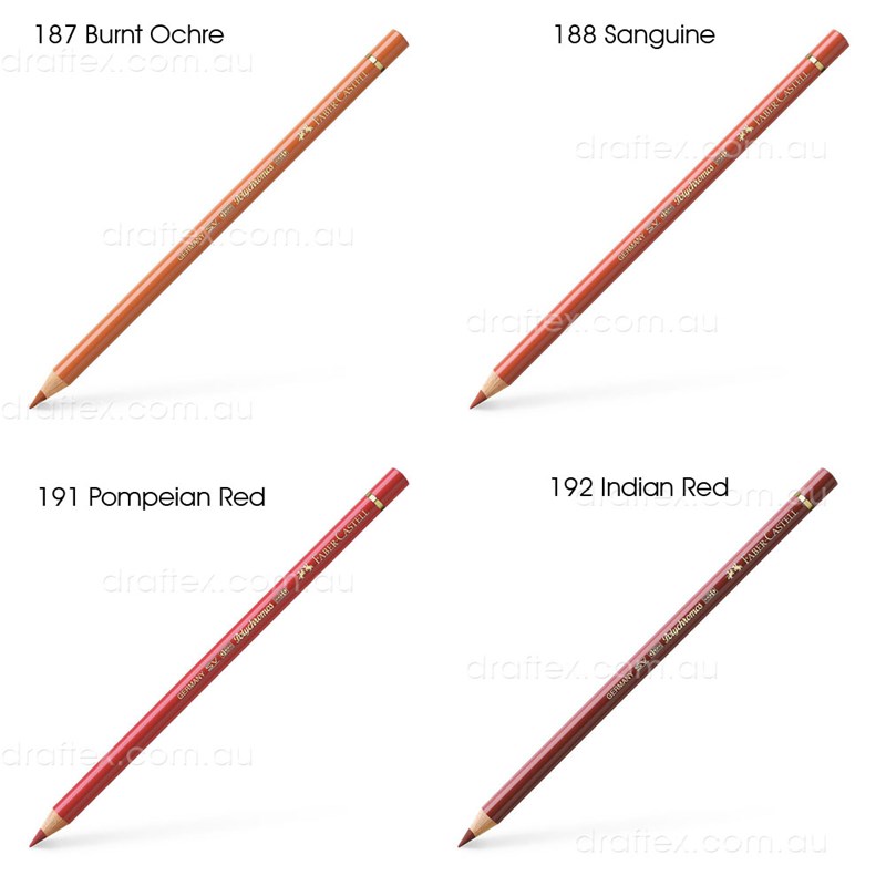 Faber Castell Polychromos Colored Pencils 187 188 191 192