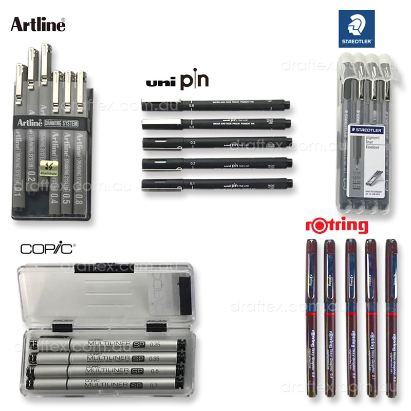 Fineline Pens Pigment Markers