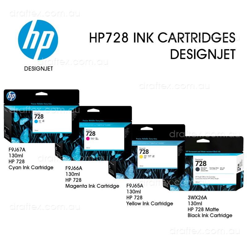 Hp 728 Designjet Ink Cartridges 130Ml