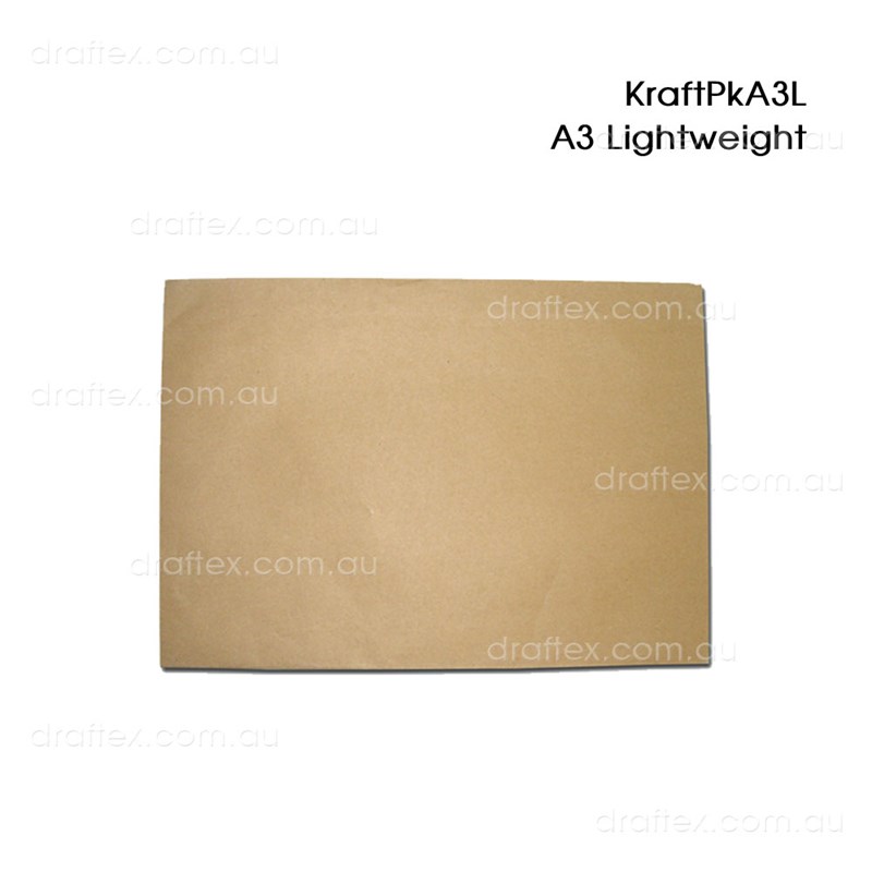 Kraftpka3l Kraft Art Pocket For Paper Storage A3 Lightweight