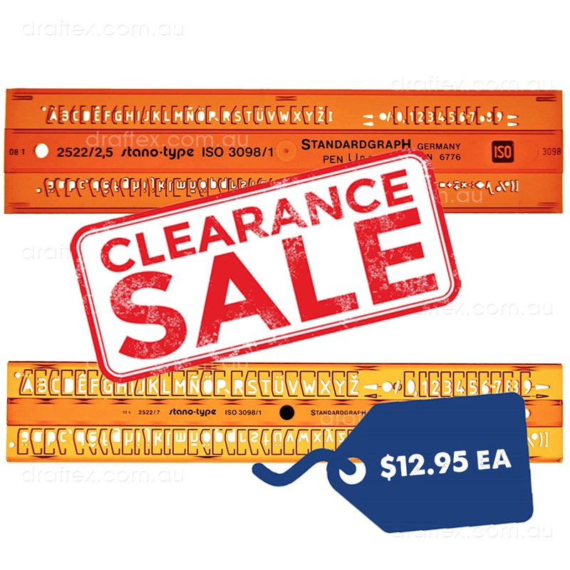 Lettering Stencils Clearance
