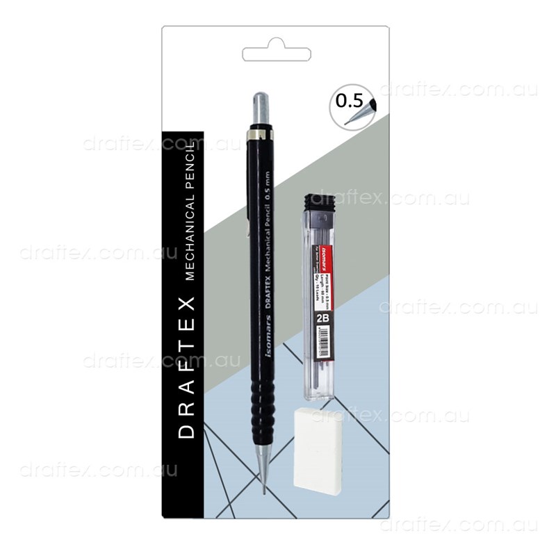 Mpdx05 Draftex Mechanical Pencil 05Mm Packet Black
