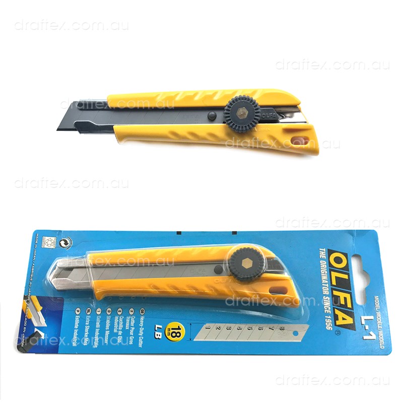 Olfal1 Heavy Duty Cutter Large 18Mm Snap Off Blade