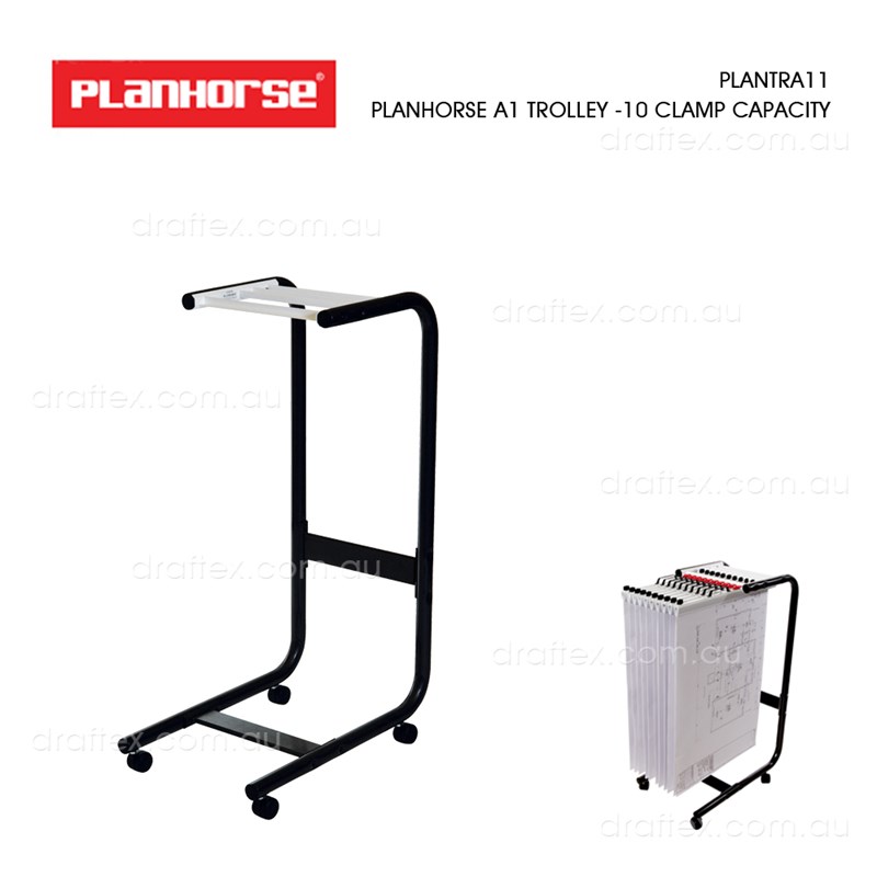 Plantra11 Planhorse A1 Plan Trolley 10 Clamp Capacity