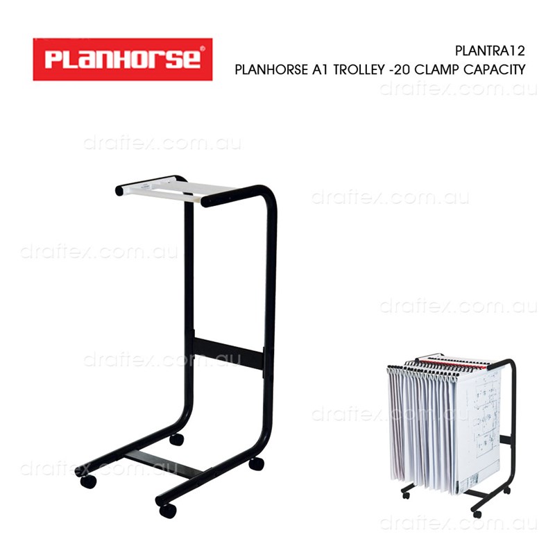 Plantra12 Planhorse A1 Plan Trolley 20 Clamp Capacity