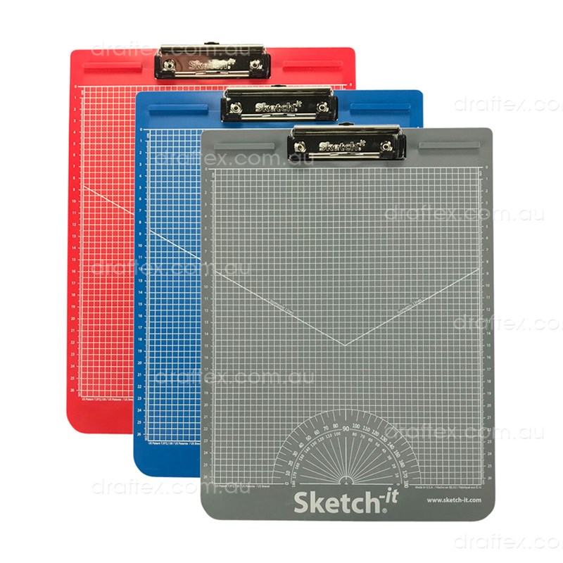 Sketch Itxxx  Sketch It A4 Clipbpoard Drawing Board Available Colours  Grey Blue Red