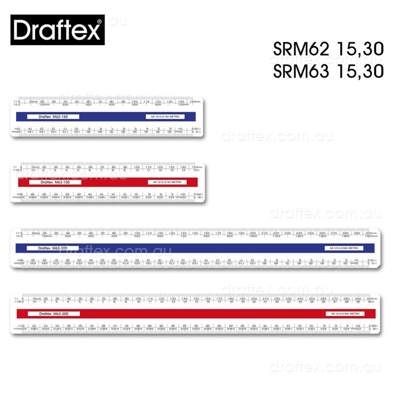 Srm62xx Srm63xx Draftex Oval Scale Rules In 15Cm And 30Cm