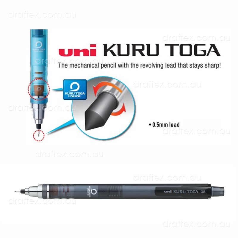 Unikt05ea Uni Kuru Toga Rotating Mechanical Pencil 05Mm